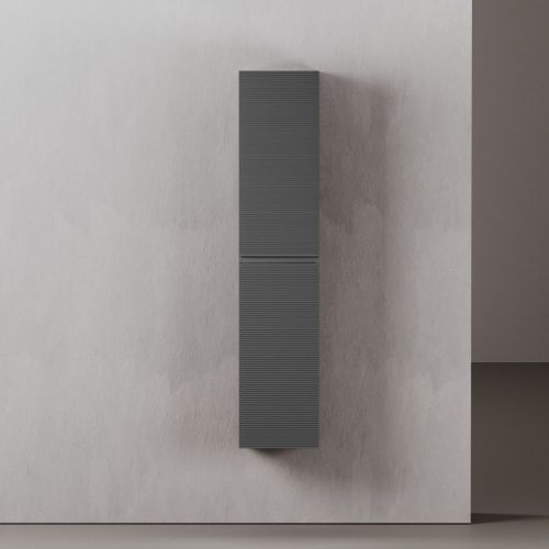 Шкаф-пенал Sancos FOLK PFL35GS 40х170 подвесной цвет серый - фото 2