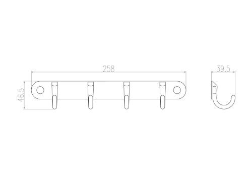 Крючок Wonzon & Woghand WW-9384-4 - фото 2
