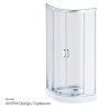 Душевой уголок Am.Pm Gem W90G-401-080WT 80х80 стекло прозрачное профиль хром без поддона