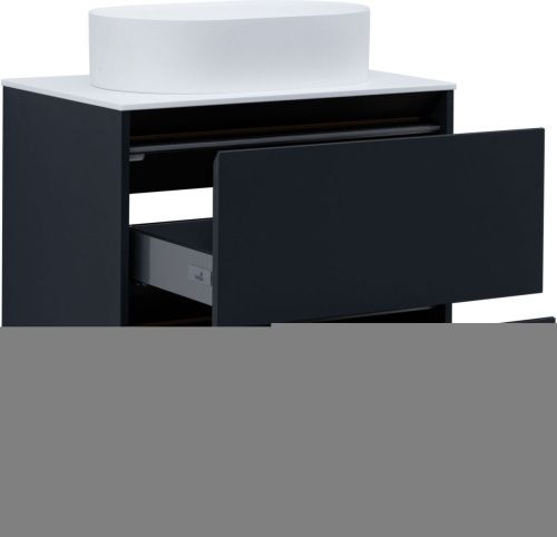 Тумба под раковину Allen Brau Activity 1.34003.AM 70х50 подвесная цвет черный - фото 4