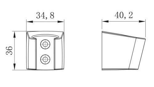 Держатель для ручного душа LeMark LM8082C хром - фото 2