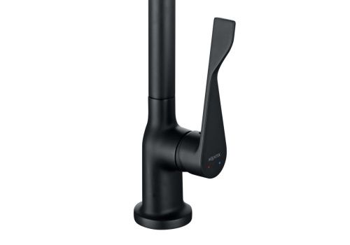 Смеситель для кухни Aquatek ВЕГА AQ1083MB на мойку черный - фото 2