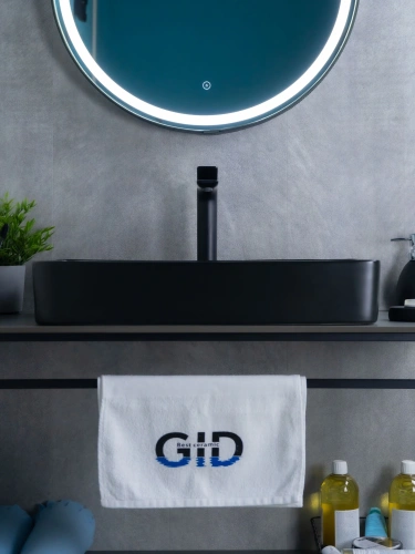 Раковина керамическая Gid Geométrico 53344 60х30 накладная цвет черный без отверстий под смеситель - фото 5