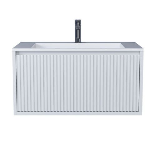 Тумба с раковиной Uperwood Next Premium 3930205168 80х50 цвет белый - фото 4