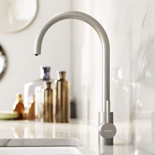 Смеситель для кухни Damixa Merkur 400721400 на мойку никель - фото 3