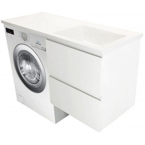 Тумба с раковиной Эстет Dallas Luxe 100 ФР-00002314 40х50 подвесная цвет белый - фото 2