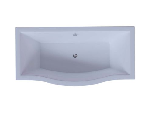 Ванна акриловая Aquatek Гелиос GEL180-0000067 180х90 пристенная прямоугольная с каркасом без ручек
