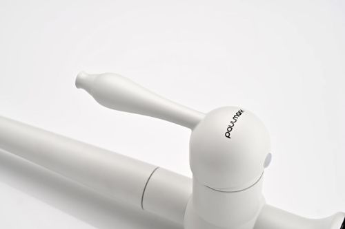 Смеситель для кухни Paulmark RETRO Re213226-WH на мойку белый - фото 5