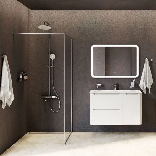 Душевая стойка Iddis Shelfy SHESBBTi06 настенная цвет хром - фото 3