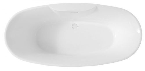 Ванна акриловая Abber AB9323 170х80 отдельностоящая овальная с каркасом - фото 3