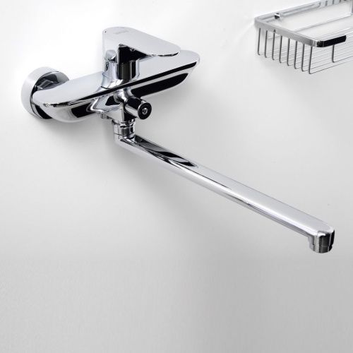 Смеситель для ванны Wasserkraft Dinkel 5800 5802L настенный хром - фото 4