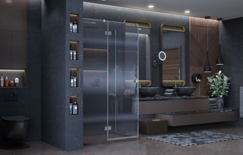 Душевой уголок Ambassador Diamond 12011104L 120х80 стекло прозрачное профиль хром без поддона - фото 5