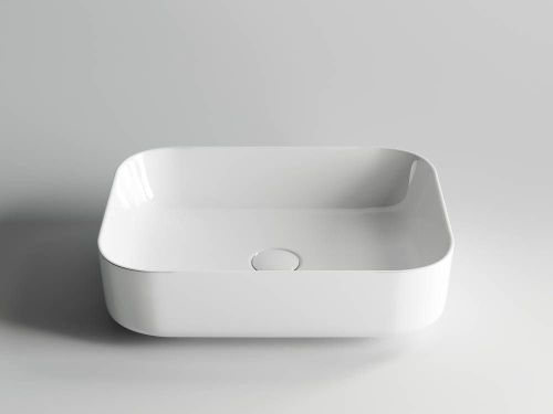 Раковина из сантехнического фарфора Ceramica Nova ELEMENT CN6011 50х40 накладная цвет белый без отверстий под смеситель - фото 4