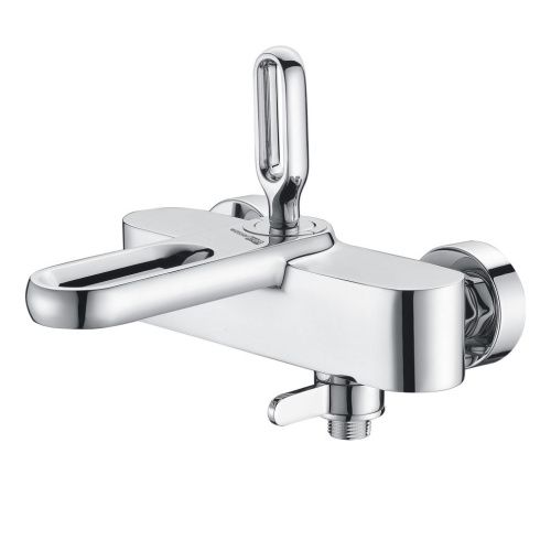 Смеситель для ванны Wasserkraft Kammel 1800 1801 настенный хром - фото 3