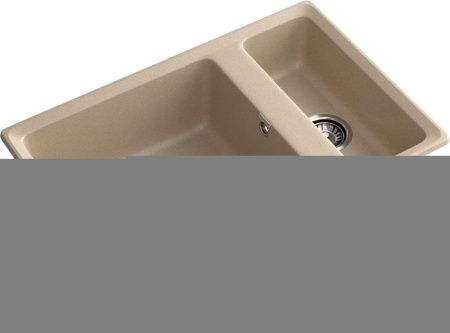Кухонная мойка Granfest Level LV-760K песочный 75х50 цвет бежевый поверхность матовая