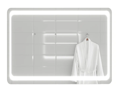 Зеркало с подсветкой 1MarKa Eco У52208 80х70 подвесное - фото 3