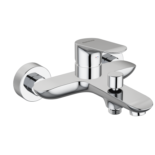 Смеситель для ванны и душа Damixa Palace Grand 461000000 настенный хром - фото 4