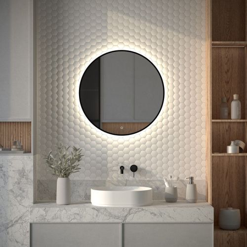 Зеркало с подсветкой Defesto AURA DF 2984S 70х70 подвесное - фото 3