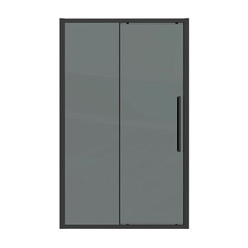 Душевая дверь Grossman Cosmo 100.K33.02.110.21.10 110х195 стекло тонированное профиль черный