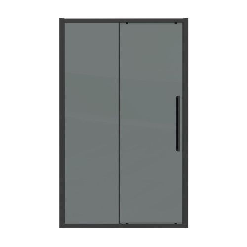 Душевая дверь Grossman Cosmo 100.K33.02.110.21.10 110х195 стекло тонированное профиль черный