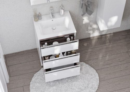 Раковина из сантехнического фарфора Roca The Gap 73279A8000 60х50 накладная цвет белый - фото 4