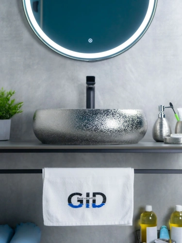 Раковина керамическая Gid Lago 52235 50х30 накладная цвет хром без отверстий под смеситель - фото 3