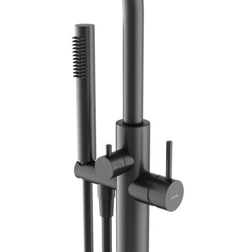 Смеситель Sancos Etna SC9009GG напольный вороненая сталь - фото 2