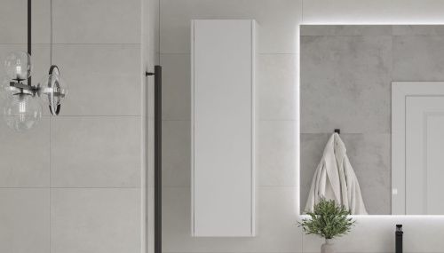 Шкаф-пенал Velvex KLAUFS ppKLA.110-616.216 30х110 подвесной цвет белый - фото 2