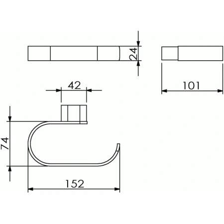 Бумагодержатель Langberger LUGANO 24043A