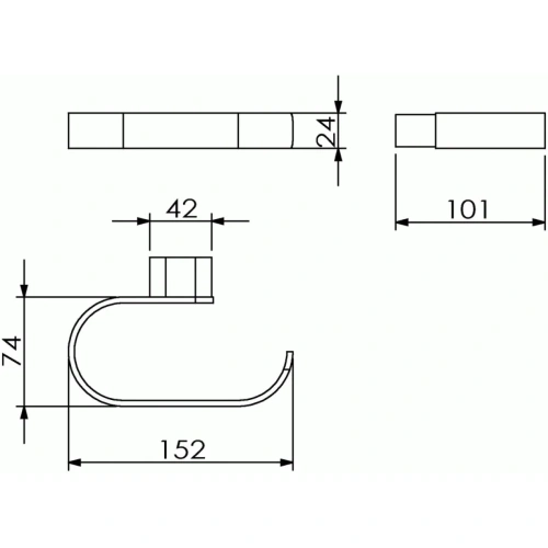 Бумагодержатель Langberger LUGANO 24043A - фото 2