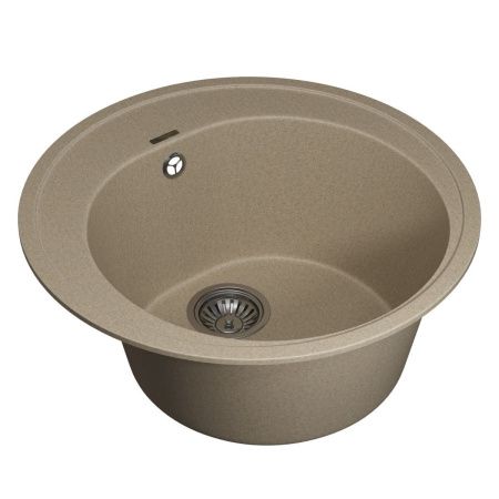 Кухонная мойка Uperwood Quartz Premium UPD-01 3910202101 50х50 цвет бежевый поверхность матовая