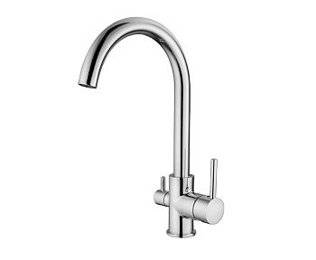 Смеситель для кухни AQG DUO 05SPL560CR на столешницу хром