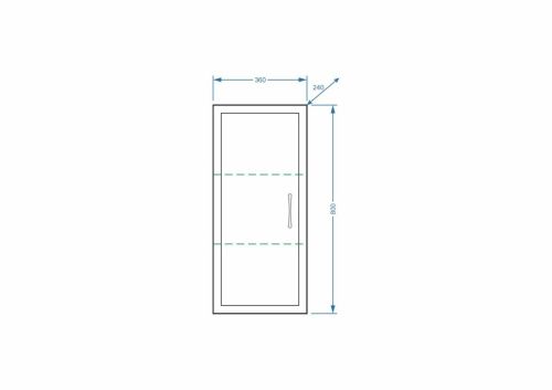 Шкаф Stella Polar Концепт SP-00000138 40х80 подвесной цвет белый - фото 2