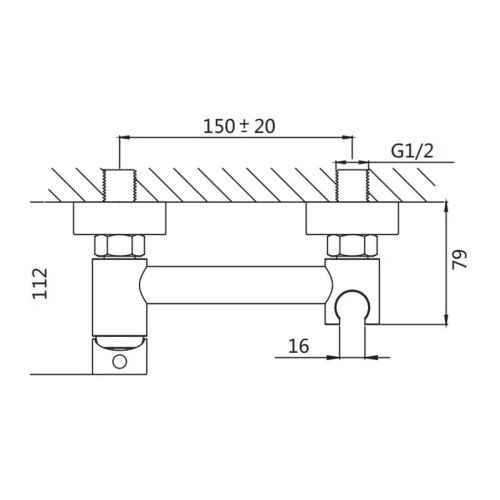Гигиенический душ со смесителем Shevanik S107H черный - фото 3