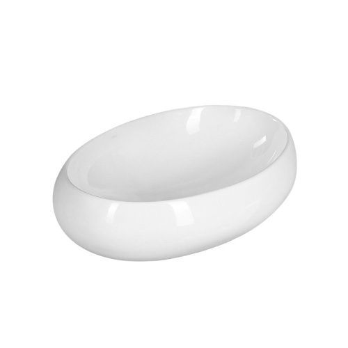 Раковина из сантехнического фарфора Melana 320315-805 60х40 накладная цвет белый без отверстий под смеситель - фото 3