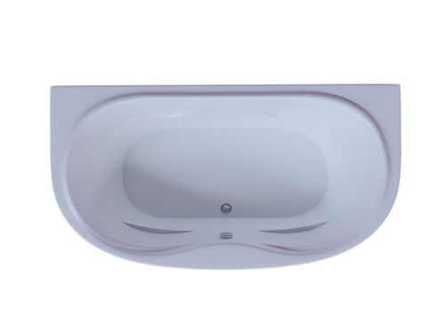 Ванна акриловая Aquatek Мелисса MEL180-0000031 180х95 пристенная асимметричная с каркасом без ручек