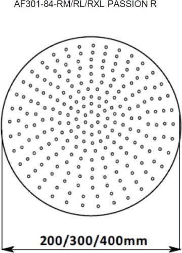 Верхний душ Aquanet Passion AF301-84-RM 20х20 хром - фото 2