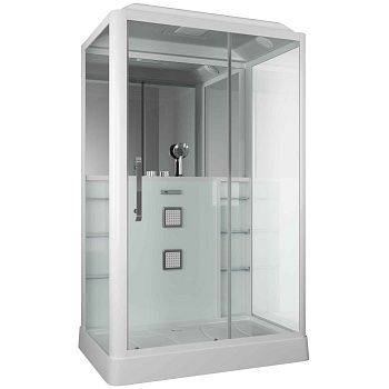 Душевая кабина Grossman GR128R 135х90 прямоугольная с крышей ориентация правая