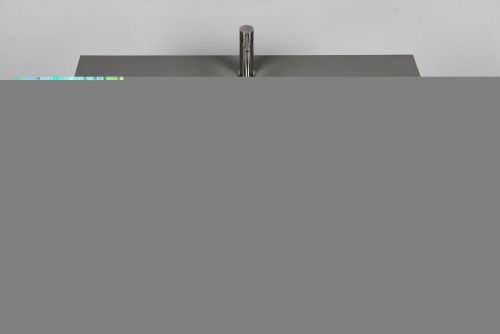 Тумба с раковиной Inda Piccadilly INDA Piccadilly 80MG Cemento 80х50 подвесная цвет черный - фото 5