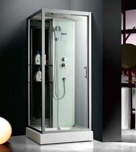 Душевая кабина Frank 2015338 100х85 с крышей ориентация универсальная - фото 2
