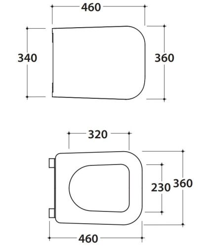 Крышка сиденье для унитаза Globo Stone ST020 BI/cr - фото 2
