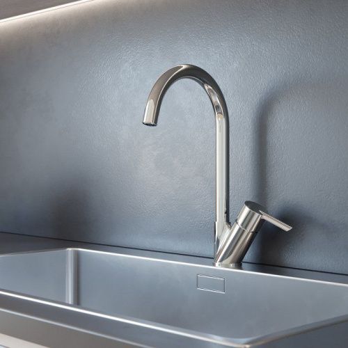 Смеситель для кухни IDDIS Kitchen Line K11SB0Ji05 на мойку хром - фото 2