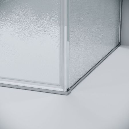 Душевой уголок Grossman Galaxy 120.K33.01.1380.10.02 130х80 стекло текстурное профиль хром без поддона