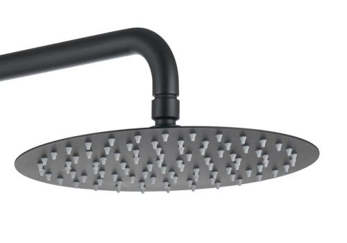 Душевая стойка Aquatek ВЕГА AQ2040MB настенная цвет черный - фото 3