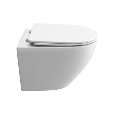 Унитаз подвесной BelBagno UNO BB5177CH-TOR/SC белый с сиденьем микролифт безободковый смыв торнадо