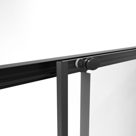 Душевой уголок Niagara Nova NG-6828-34BLACK 80х80 стекло прозрачное профиль черный без поддона