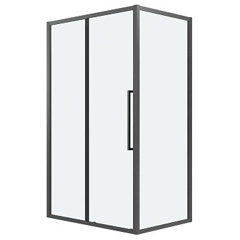 Душевой уголок Grossman Cosmo 120.K33.02.1490.42.00 140х90 стекло прозрачное профиль графит без поддона
