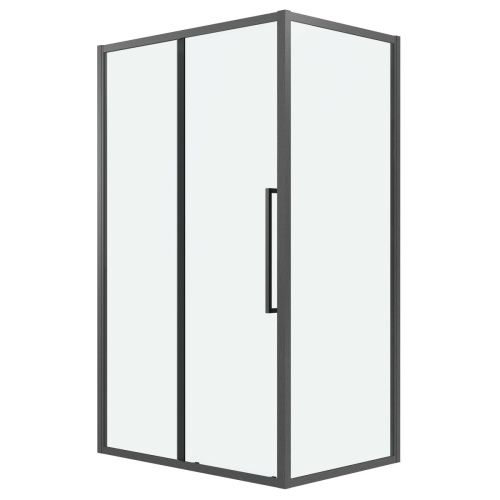 Душевая перегородка Grossman Cosmo 200.K33.02.90.42.00 90х195 стекло прозрачное профиль графит - фото 2