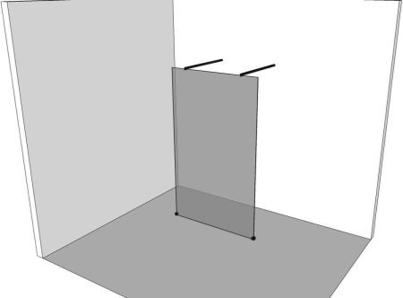 Душевая перегородка Allen Brau Infinity 3.21047.60 120х200 стекло прозрачное профиль медь