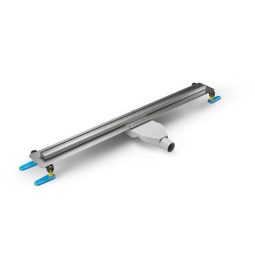 Душевой лоток New Trendy CHROME BRUSHED OL-0089 90х10 нержавеющая сталь